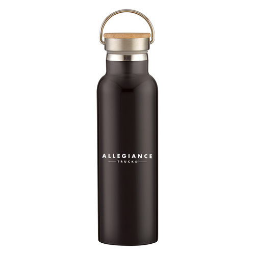 21 Oz. Liberty Stainless Steel Bottle With Wood Lid