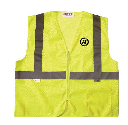 Xtreme Visibility Value Class 2 Zip Solid Vest