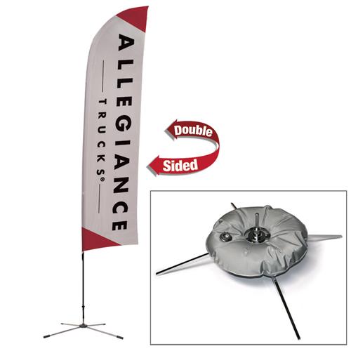 13' Streamline Blade Sail Sign, 2-Sided